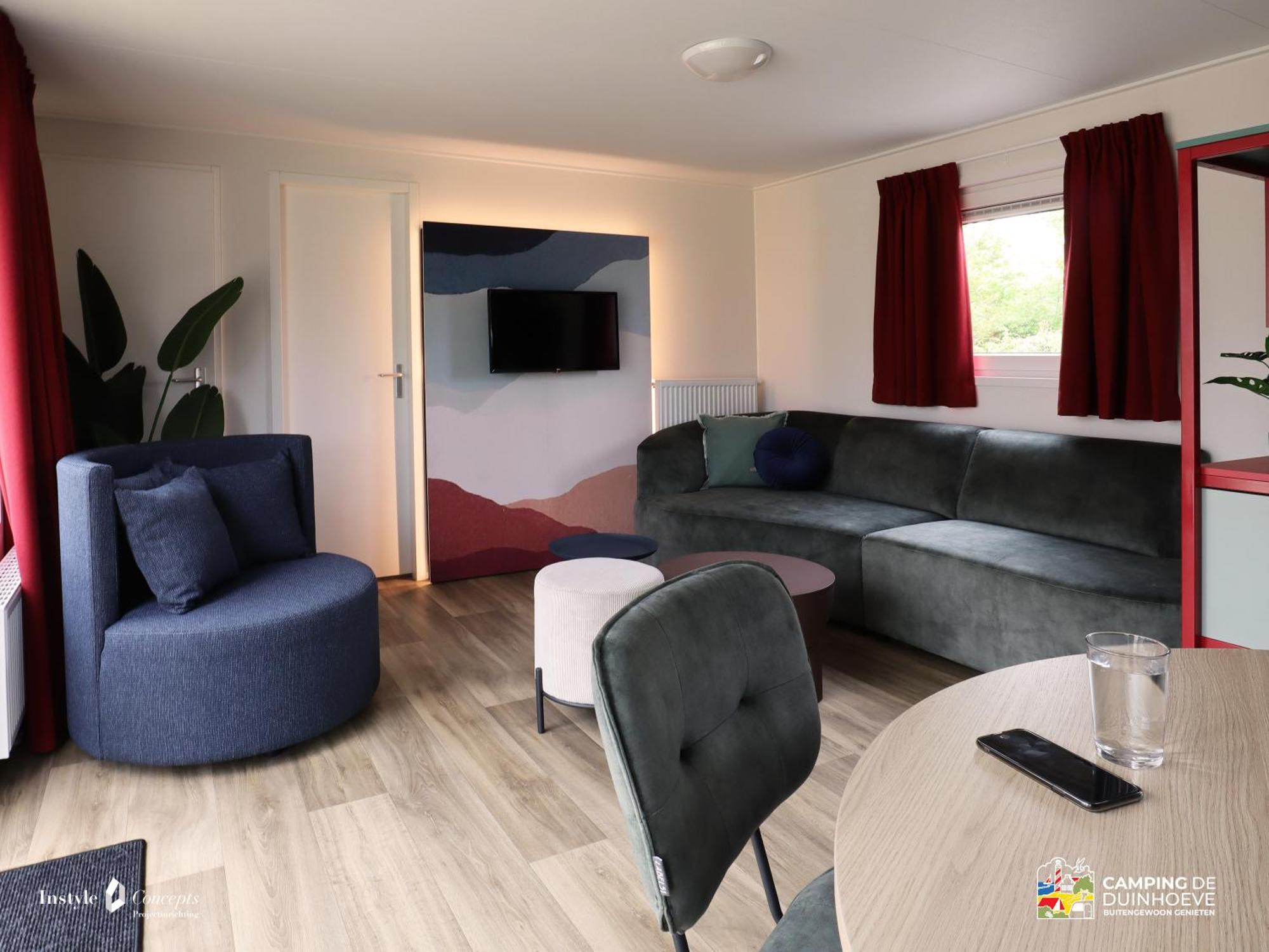 Camping De Duinhoeve Chalet Bosdier Not For Companies Hotell Burgh-Haamstede Exteriör bild